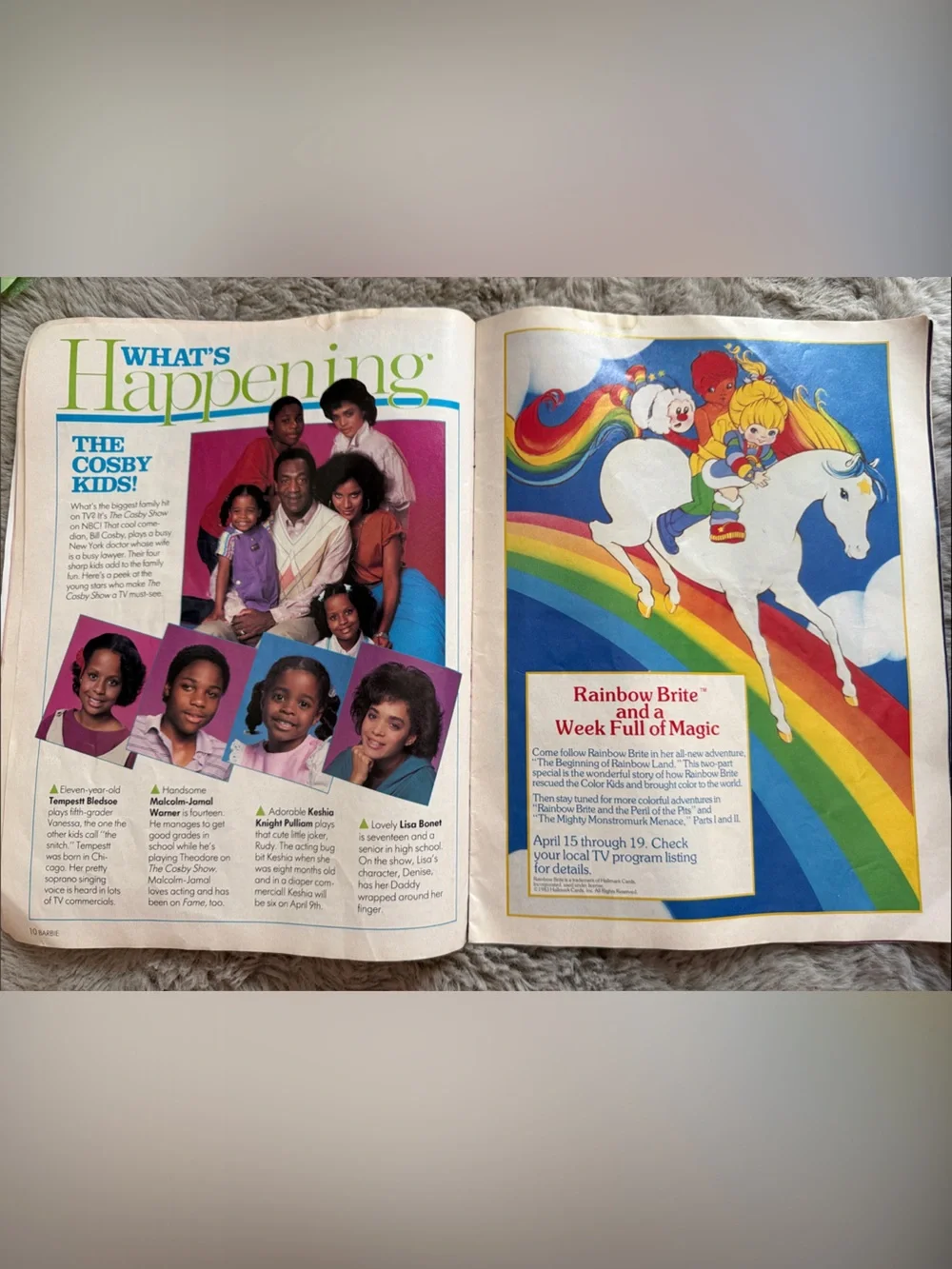 Vintage barbie magazine | spring 1985 issue | barbie in New York